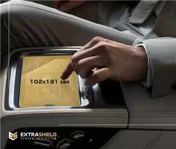 Mercedes-Benz EQS 2020 - Present Mobile office Samsung SM-T230NZ 7" HD transparant navigatiebeschermglas
