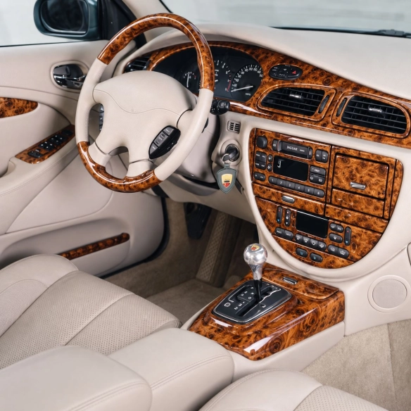 Jaguar XJS 2000-2002 Full Set, Automatic Gear, Without NAVI Interior Dashboard Trim Kit Dash Trim Dekor