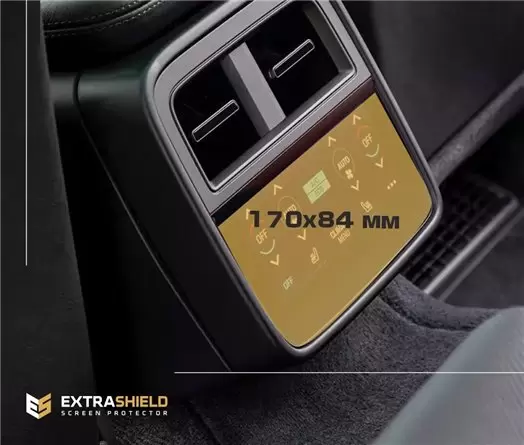 Porsche Taycan 2019 - Present Rear Climate-Control 6,5" HD transparant navigatiebeschermglas