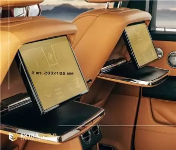 Rolls-Royce Ghost 2020 - Present Passenger monitors (2pcs,) 15" ExtraShield Screeen Protector
