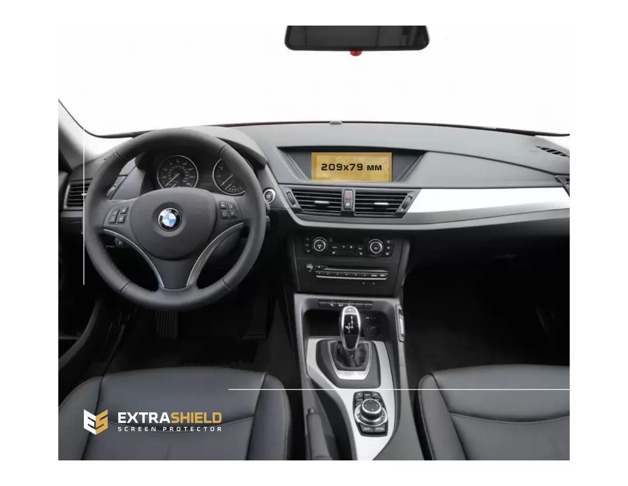 BMW X1 (E84) 2009 - 2012 Multimedia 8,8" ExtraShield Screeen Protector