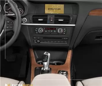BMW X2 (F39) 2017 - Present Multimedia 6,5" Vidrio protector de navegación transparente HD
