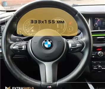 BMW X1 (F48) 2015 - 2019 Multimedia NBT EVO 10,2" Vidrio protector de navegación transparente HD