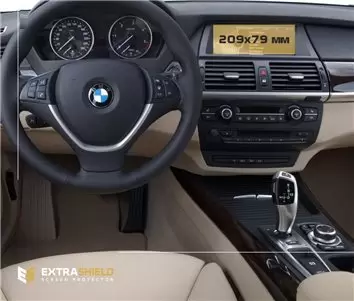 BMW 6 Series (G32) 2017 - 2020 Passenger monitors (2pcs,) 10,2" Protection d'écran Résiste aux rayures HD transparent