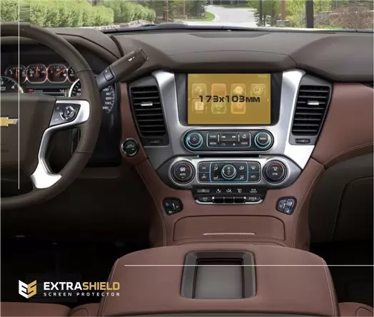 Cadillac XT6 2019 - Present Multimedia 8" Vidrio protector de navegación transparente HD