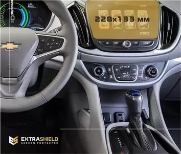 Chevrolet Tahoe 2019 - 2022 Passenger monitors 2 pcs, DisplayschutzGlass Kratzfest Anti-Fingerprint Transparent - 1- Cockpit Dek