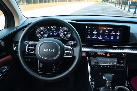 KIA Ceed 2019 - Present Multimedia 10,25" DisplayschutzGlass Kratzfest Anti-Fingerprint Transparent - 1- Cockpit Dekor Innenraum