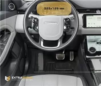 Land Rover RR Evoque (L551) 2020 - Present Digital Speedometer Protection d'écran Résiste aux rayures HD transparent - 1 - habil