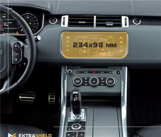 Land Rover RR Sport (L494) 2012-2017 Multimedia Vidrio protector de navegación transparente HD
