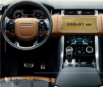 Land Rover RR Sport (L494) 2017 - Present Multimedia Vidrio protector de navegación transparente HD