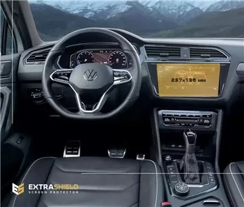 Volkswagen Tiguan (MK2) R-Line 2016 - Present Multimedia Discover Pro 9,2" Vidrio protector de navegación transparente HD