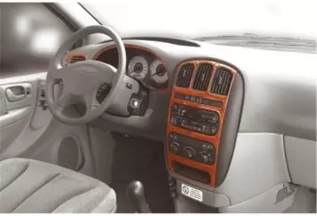 Chrysler Voyager 03.01-09.07 3M 3D Interior Dashboard Trim Kit Dash Trim Dekor 7-Parts