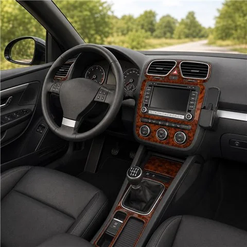 Volkswagen Eos 2005-2010 kit décor tableau de bord 3D, 9 pièces