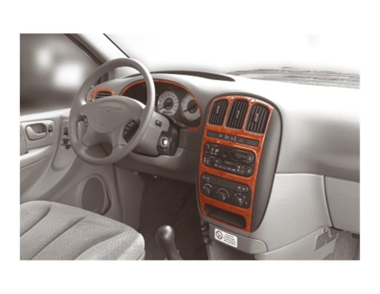 Chrysler Voyager 03.01-09.07 3M 3D Interior Dashboard Trim Kit Dash Trim Dekor 7-Parts