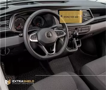 Volkswagen Transporter 6.1 2015 - 2019 Multimedia Composition Color 6,5" Vidrio protector de navegación transparente HD