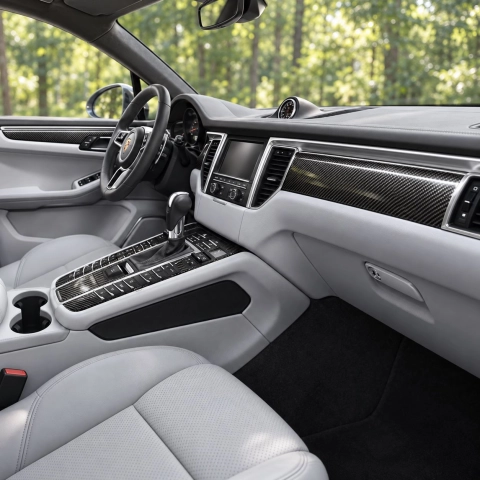 Porsche Macan 2014-2021 3D Interior Dashboard Trim Kit Dash Trim Dekor 38-Parts