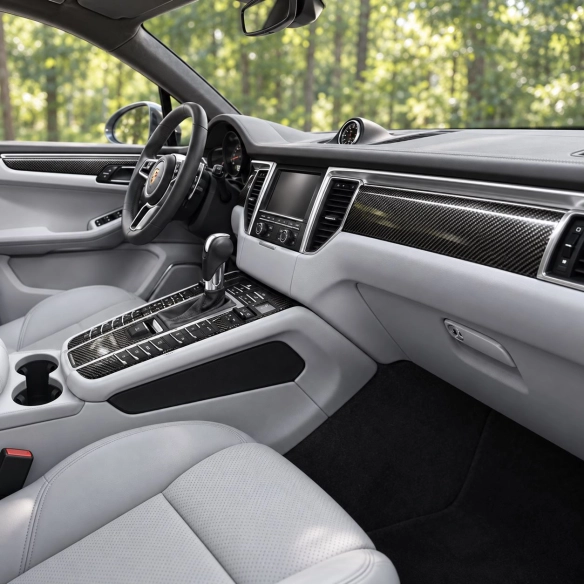 Porsche Macan 2014-2021 3D interieur dashboard decoratieset dashboard decor 38-delen