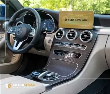 Mercedes-Benz C-class (W205/C205/A205) 2018 - Present Multimedia 10,3" HD transparant navigatiebeschermglas