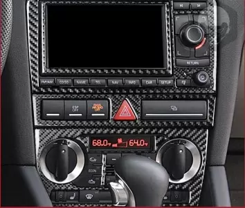 Audi A3 Typ 8P 2006-2014 Mittelkonsole Armaturendekor Cockpit Dekor 31-Teile
