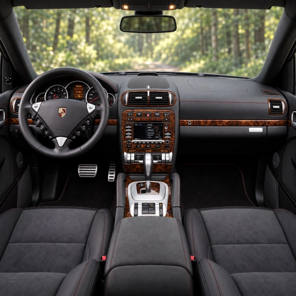 Porsche Cayenne 2003-2010 3D Cockpit Dekor Interieurleisten Set 87-teilig