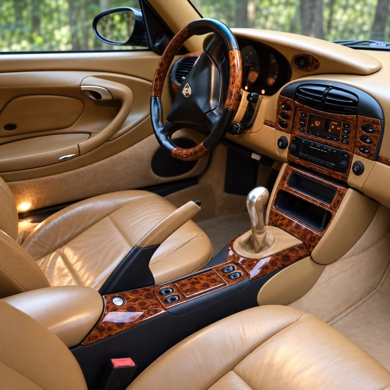 Porsche 911 2001½ Basic kit de molduras interiores para salpicadero
