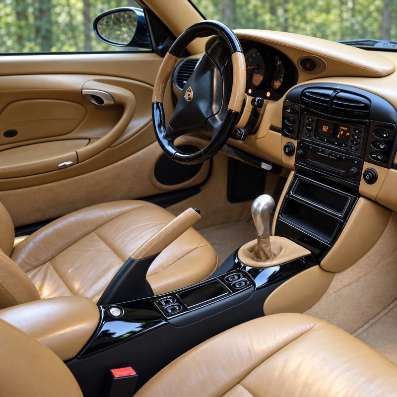 Porsche 911 2001½ Basic kit de molduras interiores para salpicadero