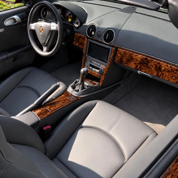 PORSCHE CAYMAN 987 2006-2012 kit 3D de molduras interiores para salpicadero 32 piezas