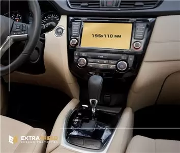 Nissan X-Trail (T32) 2018 - Present Multimedia Vidrio protector de navegación transparente HD