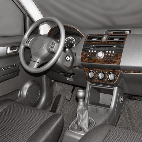 Suzuki Swift Comfort 2005-2010 kit 3D de molduras interiores para salpicadero 10 piezas