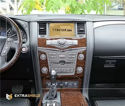 Nissan Patrol (Y62) 2010 - 2017 Multimedia 8" HD transparant navigatiebeschermglas
