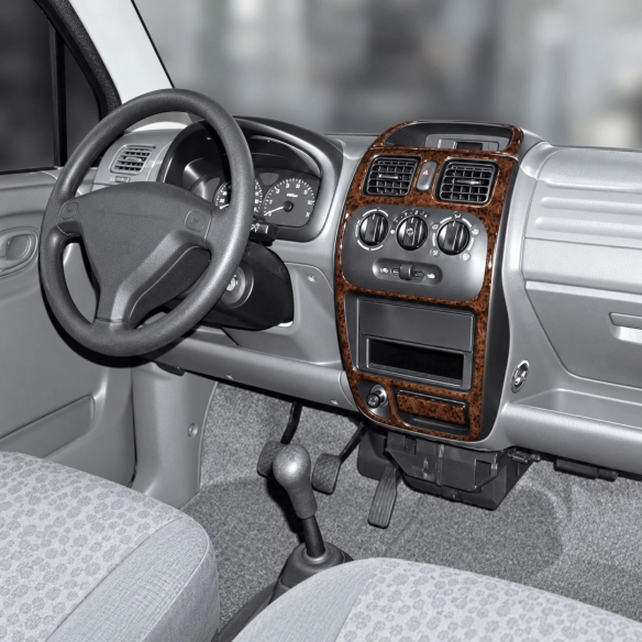 Suzuki Wagon R 2000-2002 kit 3D de molduras interiores para salpicadero 3 piezas