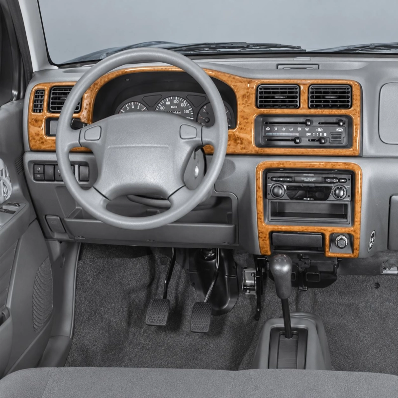 Suzuki Wagon R 1997-2000 kit 3D de molduras interiores para salpicadero 4 piezas