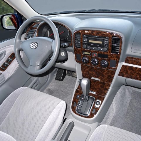 Suzuki Grand Vitara 2003-2005 set completo; cambio manuale kit rivestimento cruscotto e interni 3D