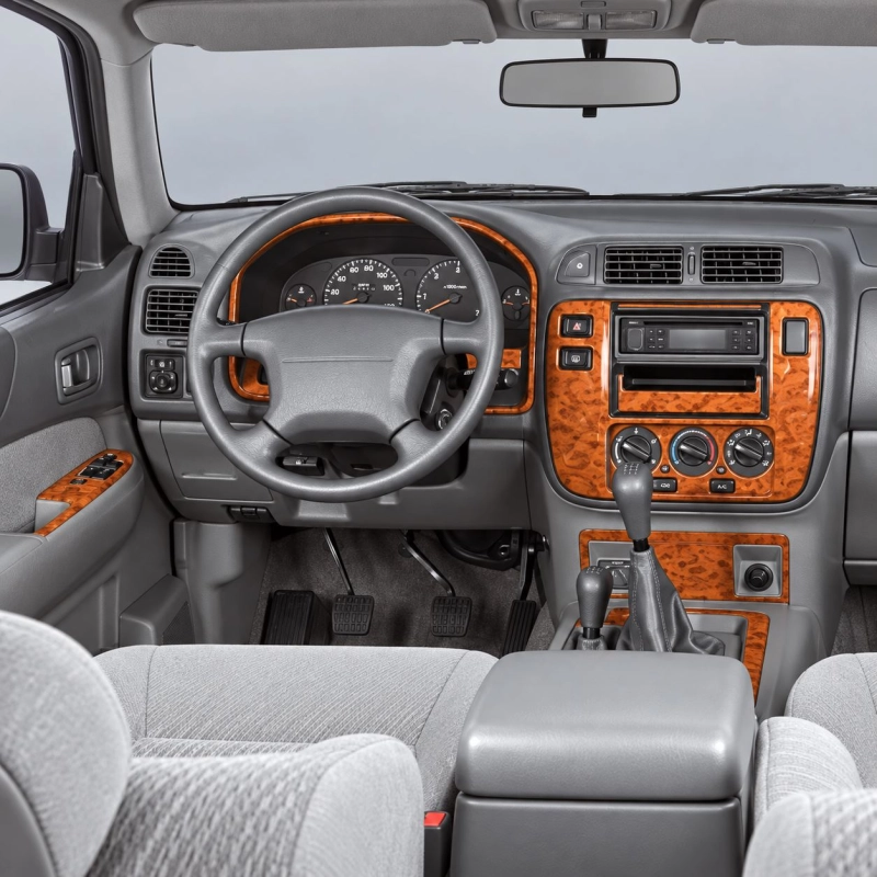 Nissan Patrol 2000-2004 3D Cockpit Dekor Interieurleisten Set 8-teilig
