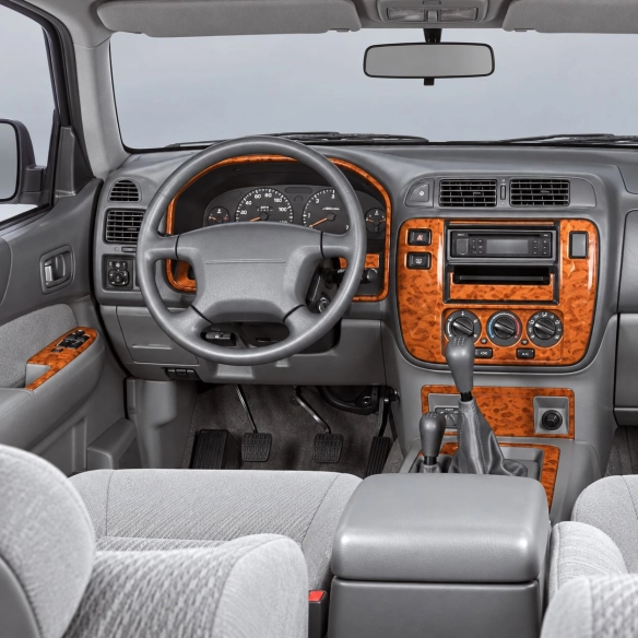 Nissan Patrol 2000-2004 3D interieur dashboard decoratieset dashboard decor 8-delen
