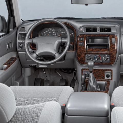 Nissan Patrol 2000-2004 kit rivestimento cruscotto e interni 3D 8 pezzi 2
