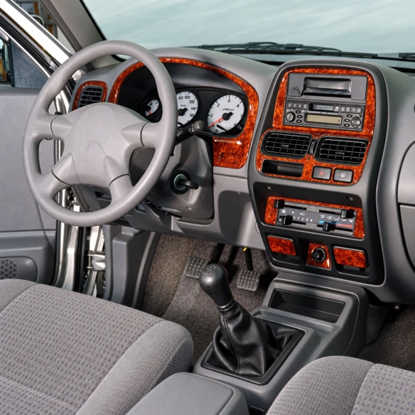 Nissan Navara D23 Pick-up 1999-2006 3D interieur dashboard decoratieset dashboard decor 13-delen
