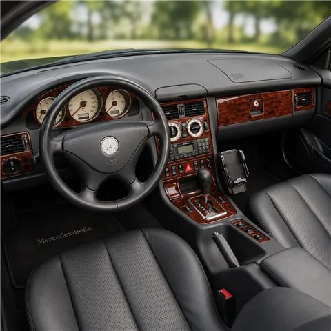 Mercedes Benz SLK 1998-2000 Komplettset, OEM-konform 3D Armaturenbrett-Dekor-Set