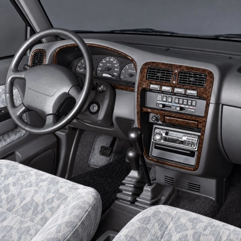 Nissan Navara Pickup 1996-1999 kit rivestimento cruscotto e interni 3D 9 pezzi 2