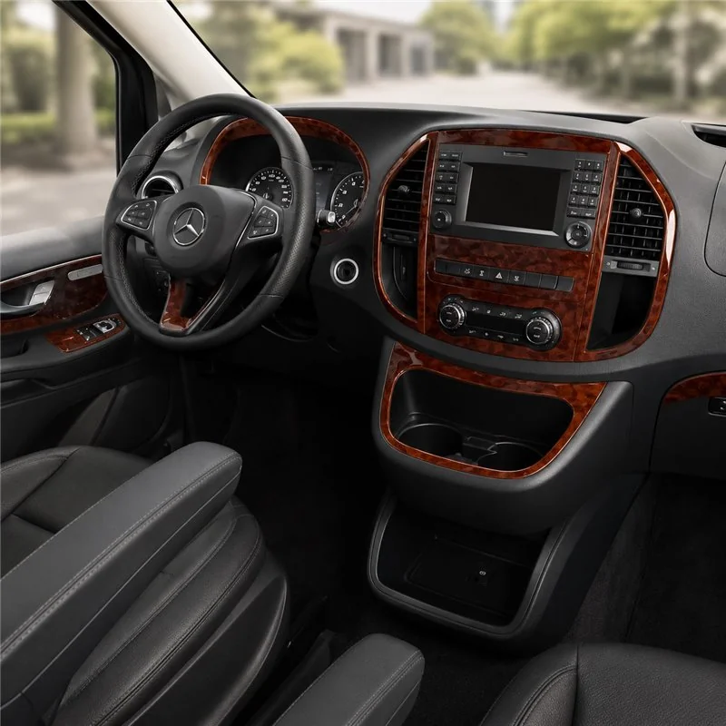 Mercedes Vito W447 2015+ 3D dashboard sierlijstset, 38 delen