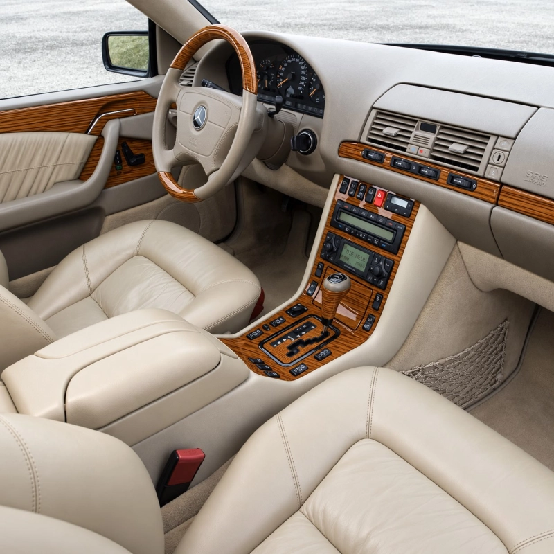 Mercedes Benz S Class W140 1992-1996 Full Set, Cover All OEM Hout Kit interieur dashboard decoratieset dashboard decor