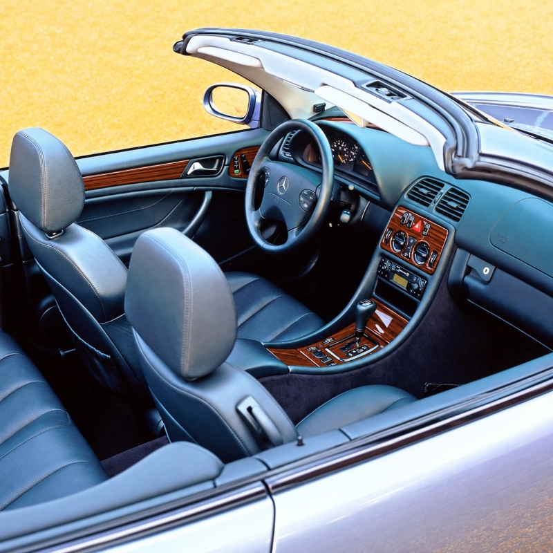 Mercedes-Benz W208 CLK C208A208 1997-2003 kit rivestimento cruscotto e interni 3D 14 pezzi