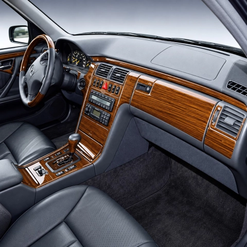 Mercedes-Benz E Class W210 1998-2002 3D Cockpit Dekor Interieurleisten Set Full Set / as shown in product diagram-teilig