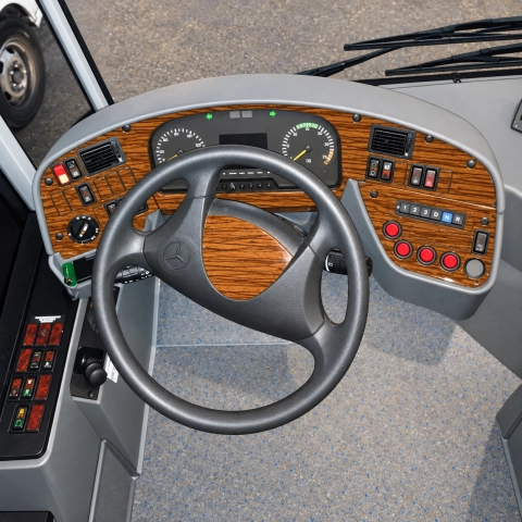 Mercedes-Benz Citaro 2006-2007 kit rivestimento cruscotto e interni 3D 34 pezzi 2