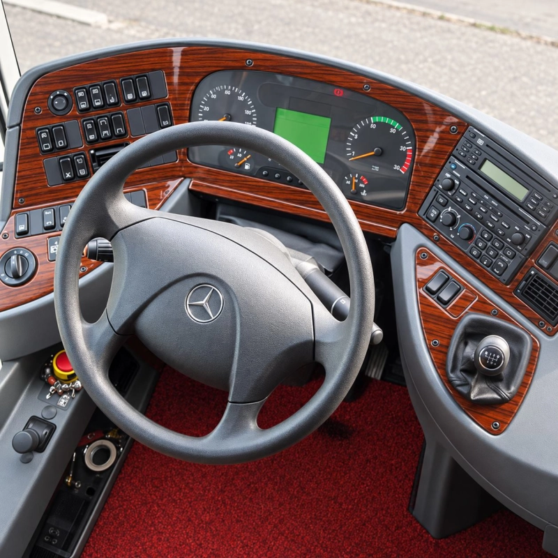 Mercedes Tourismo 2007-2010 3D interieur dashboard decoratieset dashboard decor 19-delen