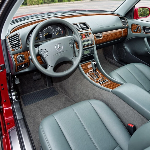 Mercedes-Benz CLK 1998-2002 set completo; Folding Roof Cabrio kit rivestimento cruscotto e interni 3D
