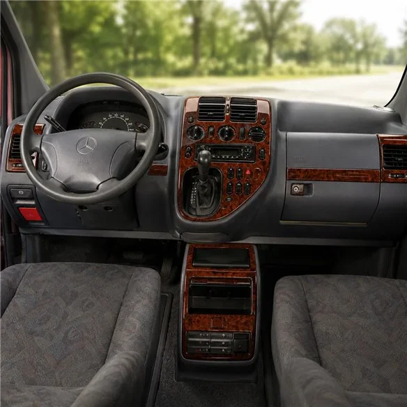 Mercedes Vito W638 V-Klasse 1999-2004 3D dashboard sierlijstset, 39 delen