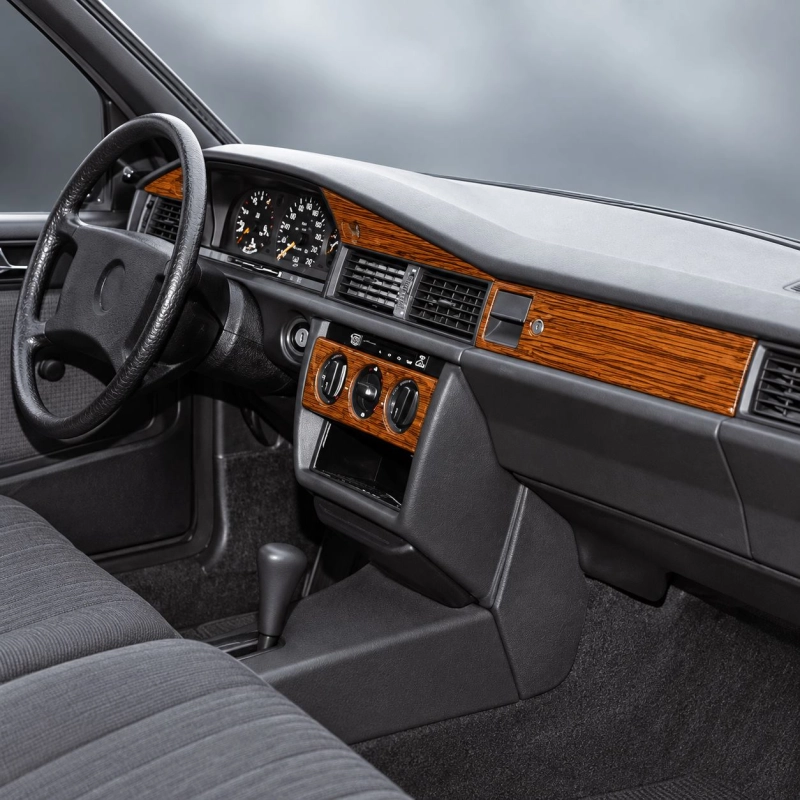 Mercedes-Benz 190 1987-1992 set completo; cambio manuale kit rivestimento cruscotto e interni 3D