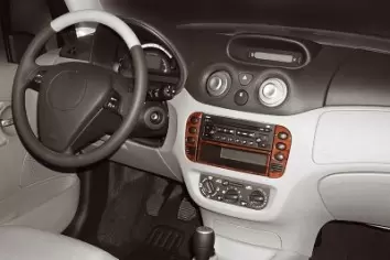 Citroen C2-C3 03.02-09.04 3D Decor de carlinga su interior del coche 4-Partes