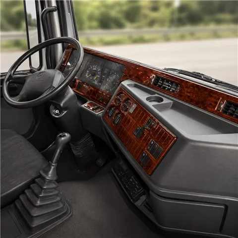Mercedes Actros 1996-2000 3D dashboard trim kit, 40 parts